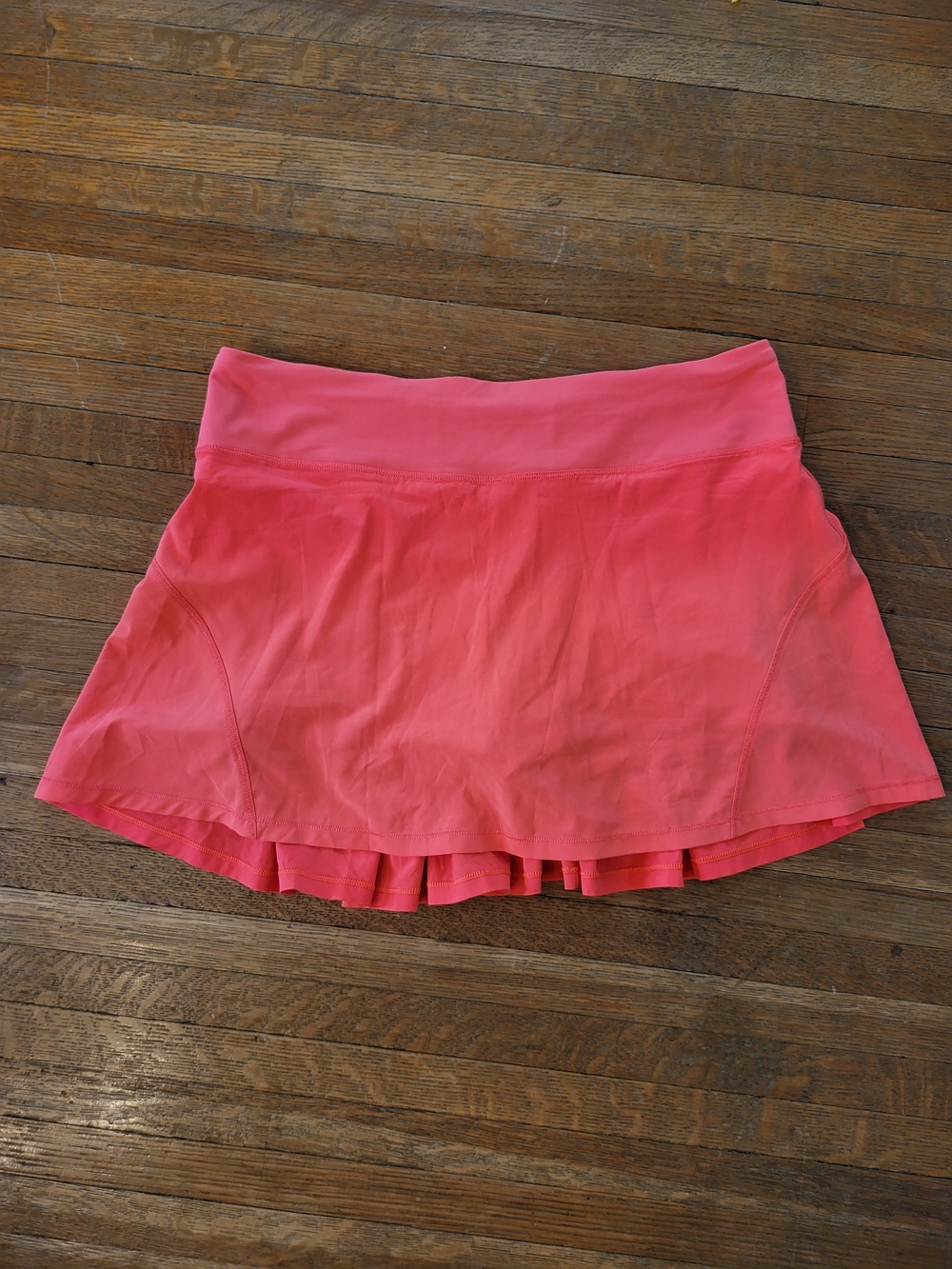 lululemon athletica Coral Pink Circle Skirt with Built-In Shorts